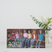 Cartes Pour Fêtes Annuelles Feliz Navidad - Photo panoramique ou horizontale (Debout devant)