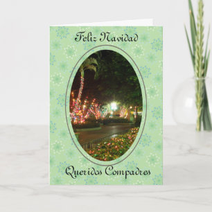 Cartes Pour Fêtes Annuelles Feliz Navidad Queridos Compadres