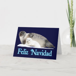 Cartes Pour Fêtes Annuelles Feliz Navidad - Sceau annelé