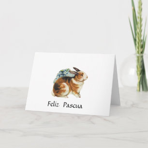 Cartes Pour Fêtes Annuelles Feliz Pascua, Joyeuses Pâques dans l'Espagnol