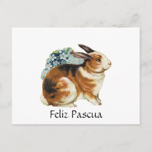 Cartes Pour Fêtes Annuelles Feliz Pascua, Joyeuses Pâques dans l'Espagnol