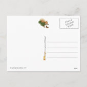 Cartes Pour Fêtes Annuelles Femme Befriends Squirel à l'heure de Noël (Dos)