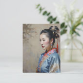 Cartes Pour Fêtes Annuelles Femme chinoise zhuang D (Debout devant)