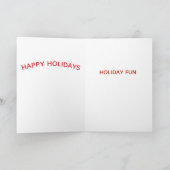 Cartes Pour Fêtes Annuelles Femme comique abstraite (Intérieur)