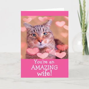 Cartes Pour Fêtes Annuelles Femme Extraordinaire Cute Kitty Valentine's