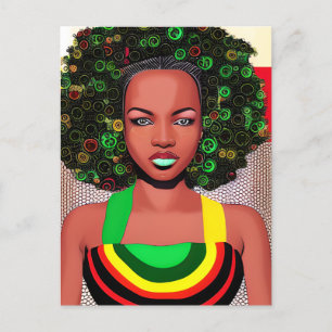 Cartes Pour Fêtes Annuelles Femme noire Melanin Sista Love