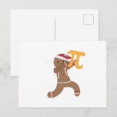 Cartes Pour Fêtes Annuelles Femmes d'hommes de Noël de maths de costume de (Devant / Derrière)