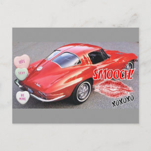 Cartes Pour Fêtes Annuelles Fenêtre de la Saint Valentin Red Split