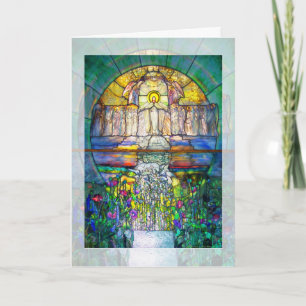 Cartes Pour Fêtes Annuelles Fenêtre en verre tendu de Pâques