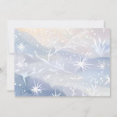 Cartes Pour Fêtes Annuelles Fenêtre figée | Belle scène hivernale de neige (Devant)