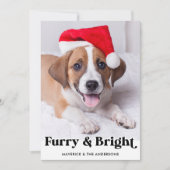 Cartes Pour Fêtes Annuelles Fer et brillant Personnalisé Simple Animaux de Com (Devant)