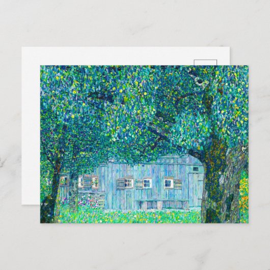 Cartes Pour Fêtes Annuelles Ferme Gustav Klimt en Haute-Autriche (Devant / Derrière)