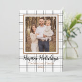 Cartes Pour Fêtes Annuelles Ferme Plaid (Debout devant)