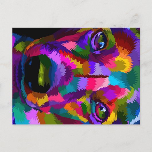 Cartes Pour Fêtes Annuelles fermer la face Dachshund (Devant)