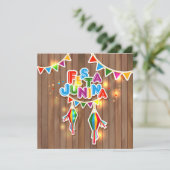 Cartes Pour Fêtes Annuelles Festa Junina (Debout devant)