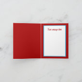 Cartes Pour Fêtes Annuelles Festif ajouter le message Noël bonbons (Intérieur)