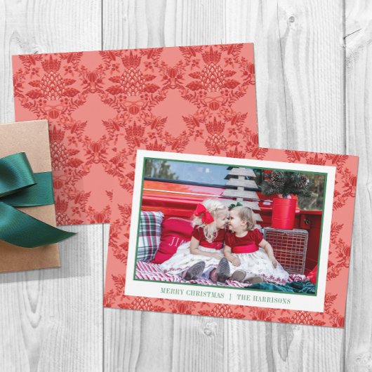 Cartes Pour Fêtes Annuelles Festif Ananas