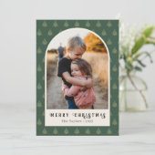 Cartes Pour Fêtes Annuelles Festif Arc de Noël (Debout devant)