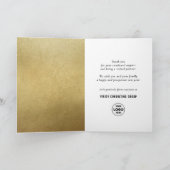 Cartes Pour Fêtes Annuelles Festif Gold Fireworks Moderne Fun Script Business (Intérieur)