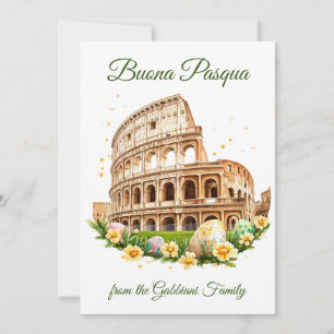 Cartes Pour Fêtes Annuelles Festif italien Joyeux Pâques Buona Pasqua