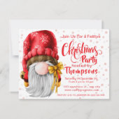 Cartes Pour Fêtes Annuelles Festif mignon Santa Clause fête de Noël (Devant)