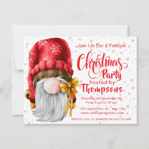 Cartes Pour Fêtes Annuelles Festif mignon Santa Clause fête de Noël