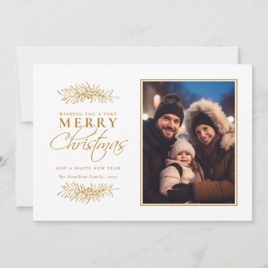 Cartes Pour Fêtes Annuelles Festif minimal Noël (Devant)