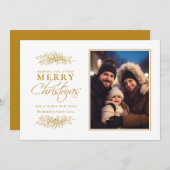 Cartes Pour Fêtes Annuelles Festif minimal Noël (Devant / Derrière)