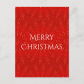 Cartes Pour Fêtes Annuelles Festif Rouge brillant lumières de Noël Kaleidoscop (Devant)