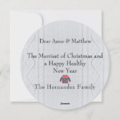 Cartes Pour Fêtes Annuelles Festif Vilain de Noël moche Sweater Vibes (Dos)