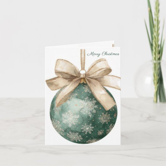 Cartes Pour Fêtes Annuelles Festive and elegant Christmas Greeting Postcard (Devant)