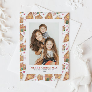 Cartes Pour Fêtes Annuelles Festive Berries et verdure Joyeux Noël Photo