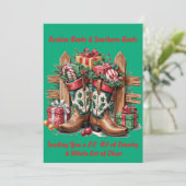 Cartes Pour Fêtes Annuelles Festive Boots (Debout devant)