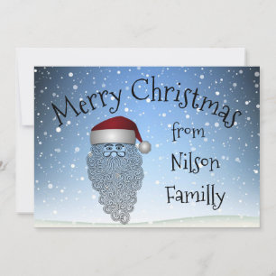 Cartes Pour Fêtes Annuelles Festive Chritsmas Party Funny mignon Santa Claus