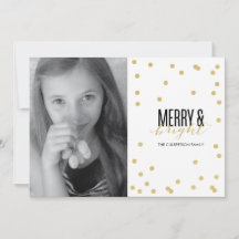 Festive de l'Holiday Photo Card