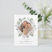 Cartes Pour Fêtes Annuelles Festive de Noël la plus agréable Cadre photo (Debout devant)