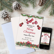 Festive de Noël Rouge