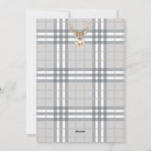 Cartes Pour Fêtes Annuelles Festive des cerfs de forêt (Dos)