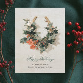 Cartes Pour Fêtes Annuelles Festive Equestrive Business Entreprise Noël