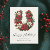 Cartes Pour Fêtes Annuelles Festive Equestrive Business Entreprise Noël