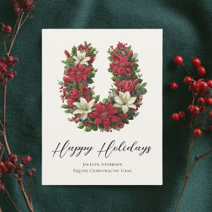 Cartes Pour Fêtes Annuelles Festive Equestrive Business Entreprise Noël