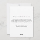 Cartes Pour Fêtes Annuelles Festive Equestrive Business Entreprise Noël (Dos)