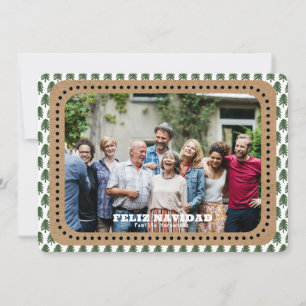 Cartes Pour Fêtes Annuelles Festive FELIZ NAVIDAD sapin de Noël Photo
