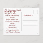 Cartes Pour Fêtes Annuelles Festive Gold Noël Baubles Joyeuses Fêtes (Dos)