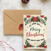 Cartes Pour Fêtes Annuelles “Festive Holiday Greeting Card