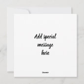 Cartes Pour Fêtes Annuelles Festive Joyeux Noël (Dos)