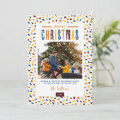 Cartes Pour Fêtes Annuelles Festive Joyeux Noël 4 Photo (Debout devant)