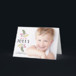 Cartes Pour Fêtes Annuelles Festive Let's Be Jolly Berries and Green Photo<br><div class="desc">Soyons joyeux ! Envoyez vos souhaits de vacances avec cette carte de vacances photo. Il présente une typographie moderne aux accents de verdure et de baies. Personnalisez en ajoutant vos propres détails.</div>