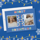 Cartes Pour Fêtes Annuelles Festive Lights 2-Photo Christmas