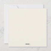 Cartes Pour Fêtes Annuelles Festive Noël à l'orignal (Dos)